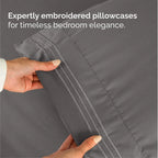 Dark Grey Microfiber Sheet Set