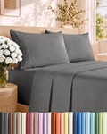 Dark Grey Microfiber Sheet Set